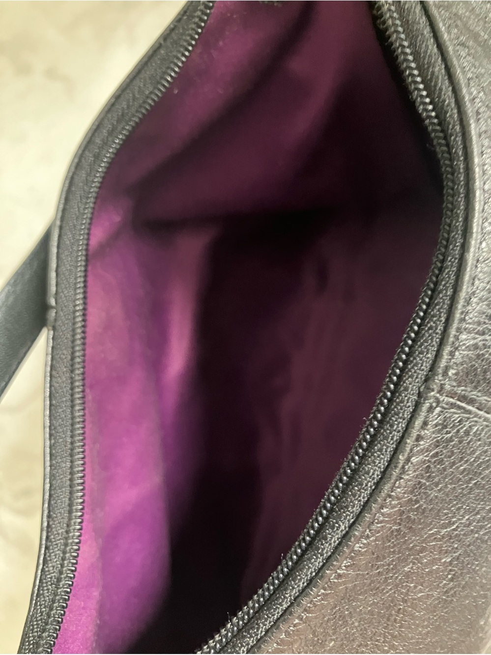COACH Madison Black Pebble Leather Handbag - Picture 12 of 16